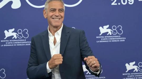 Actor estadounidense George Clooney, distinguido con el León de Oro honorífico en a edición 83 del Festival Internacional de Cine de Venecia.