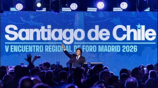 Javier Milei en el Foro de Madrid 2026 en Chile