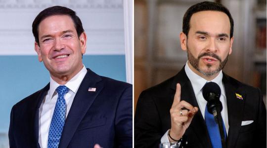 Fotomontaje de Marco Rubio y Abelardo de la Espriella