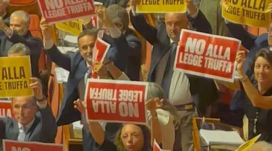 Protesta en Italia