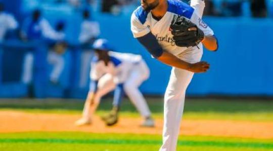 Frank Herrera, pitcher cubano.