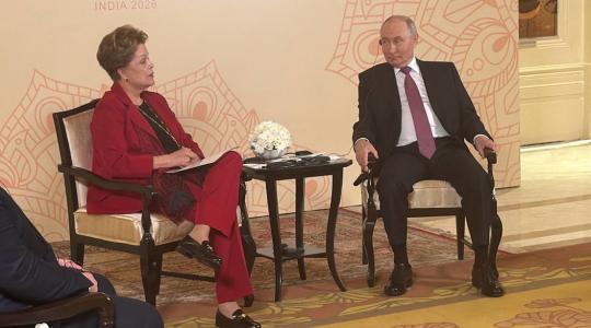 Putin se reúne con Dilma Rousseff