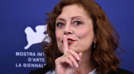 Actriz estadounidense Susan Sarandon en Festival de Venecia 2026