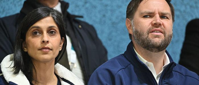 J.D. Vance and wife Usha.