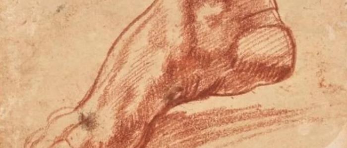 El Boceto de un pie de Miguel Ángel