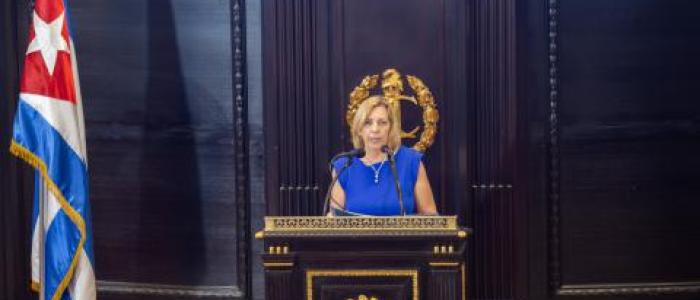 Josefina Vidal Ferreiro, viceministra de Relaciones Exteriores de Cuba